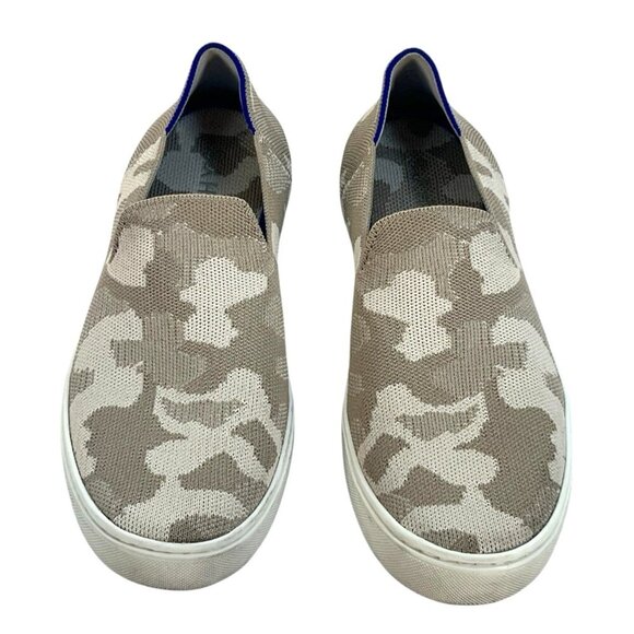 Rothy’s Shoes - Rothy's The Original Beige Camo Women's 9.5 Knit‎ Fabric Slip-On Sneaker